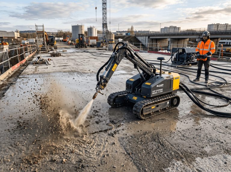 hydrodémolition robotisée